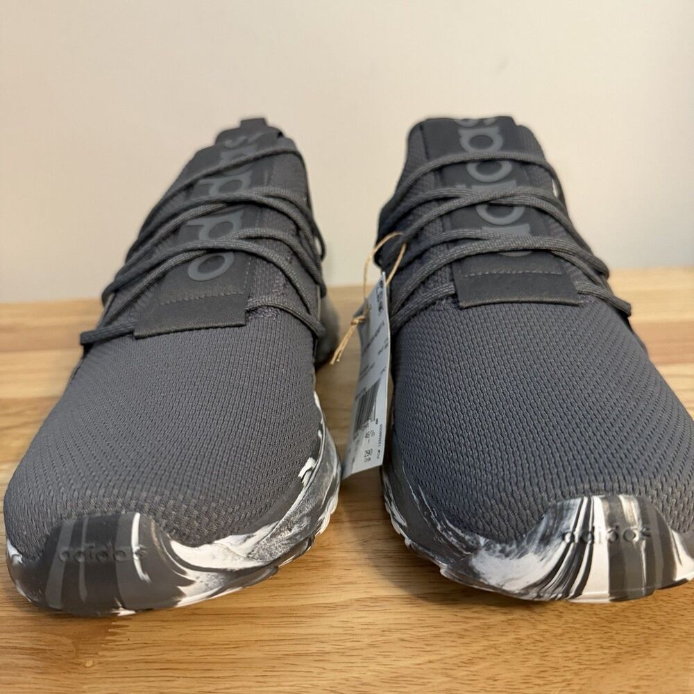 adidas Lite Racer Adapt Men's Size 12 Grey Slip On Running Shoes Sneakers NWOB
